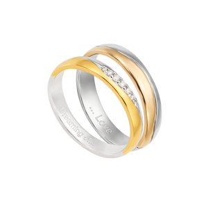 Bộ trang sức cưới Kim cương Vàng 18K Disney|PNJ Sleeping Beauty 01273-00582