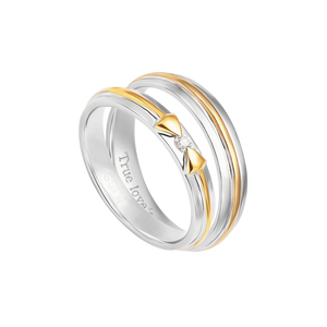 Cặp nhẫn cưới Vàng 18K Disney|PNJ Snow White & the Seven Dwarfs 00985-00581