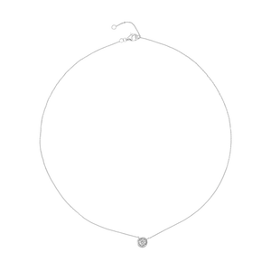 Dây cổ Kim cương Vàng trắng 14K PNJ First Diamond DD00W000104