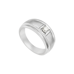 Nhẫn nam Kim cương Vàng trắng 14K PNJ DD00W000175