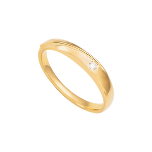 Nhẫn cưới Kim cương Vàng 18K PNJ Vàng Son DD00Y000633