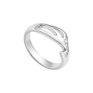 Nhẫn Vàng Trắng 10K đính đá CZ Style by PNJ XMXMW002979