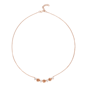 Dây cổ Vàng 10K đính đá ECZ Disney|PNJ Sleeping Beauty XM00X000007