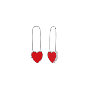 Bông tai bạc STyle by PNJ trái tim 0000W060030