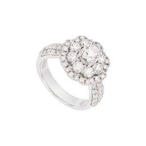 Nhẫn Kim cương Vàng trắng 14K PNJ DDDDW001994