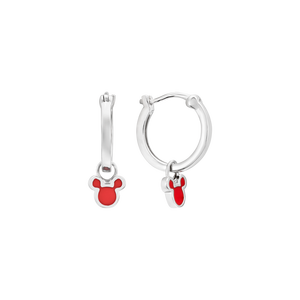 Bông tai trẻ em bạc Disney|PNJ Mickey 0000W000001