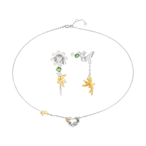 Bộ trang sức Vàng 14K đính đá Garnat PNJ 00002-00002