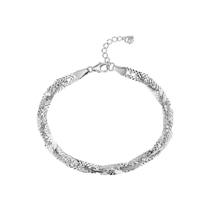 Lắc tay Vàng trắng Ý 18K PNJ 0000W060905