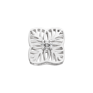 Hạt charm Vàng trắng 18K đính đá CZ PNJ XM00W000079