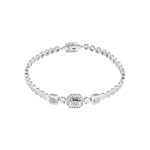 Lắc tay Kim cương Vàng trắng 14K PNJ DD00W000269