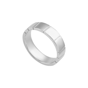 Nhẫn cưới nam Vàng trắng 14K PNJ The moment 0000W002381