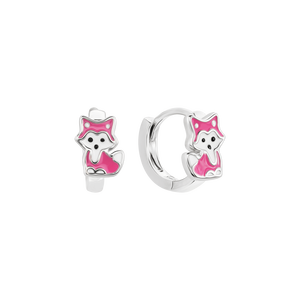 Bông tai trẻ em Bạc PNJSilver hình cún cưng 0000W060035