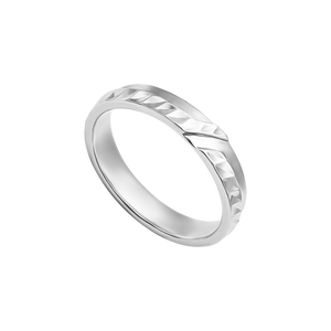 Nhẫn Vàng Trắng Ý 18K PNJ 0000W002373