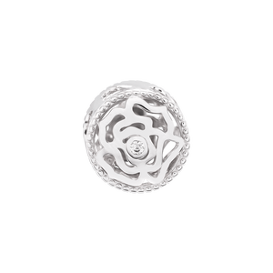 Hạt charm Vàng trắng 18K đính đá CZ PNJ XM00W000075