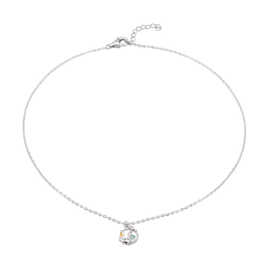 Dây cổ Bạc đính đá PNJSilver XMXMW060089