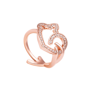 Nhẫn bạc đính đá PNJSilver Flowrous XMXMX000010