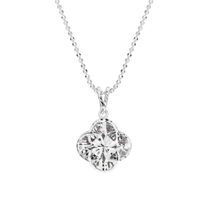 Mặt dây chuyền Vàng trắng Ý 18k PNJ 0000W000501