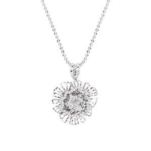 Mặt dây chuyền Vàng Trắng Ý 18K đính đá CZ PNJ XM00W000597