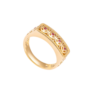 Nhẫn Vàng 18K đính đá Ruby PNJ RB00Y000159