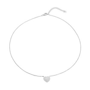 Dây cổ Bạc đính đá PNJSilver XMXMW060093