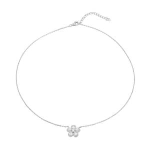 Dây cổ Bạc đính đá PNJSilver XMXMW060097