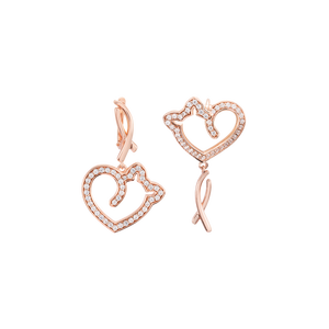 Bông tai Bạc đính đá PNJSilver XMXMX000019