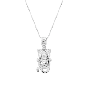 Mặt dây chuyền Vàng trắng Ý 18K PNJ 0000W001000