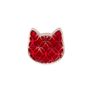 Hạt charm bạc PNJSilver hình mèo kim tiền 0000X060042