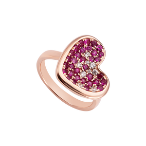 Nhẫn Vàng 14K đính đá Ruby PNJ RBMXX000001