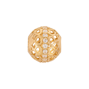 Hạt charm xỏ Vàng 18K đính đá CZ PNJ XM00Y000155
