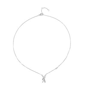 Dây cổ Vàng trắng 14K Kim cương PNJ DDDDW000543