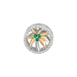 Hạt charm Vàng 18K đính đá Synthetic PNJ ZTXMC000002