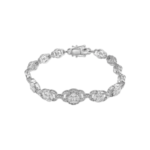 Lắc tay Kim cương Vàng trắng 14K PNJ DDDDW000613