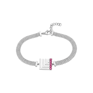 Lắc Bạc đính đá STYLE by PNJ ZT00W000008