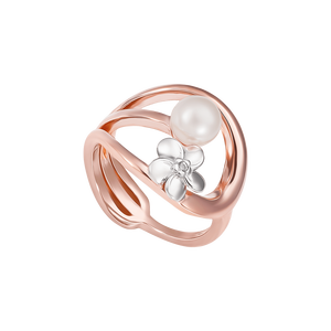 Nhẫn bạc đính ngọc trai PNJSilver Euphoria PFXMH000002