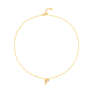 Dây cổ Bạc đính đá Disney|PNJ Tinker Bell XMXMY060021