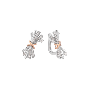 Bông tai Kim cương Vàng 14K PNJ Timeless Diamond DDDDH000075