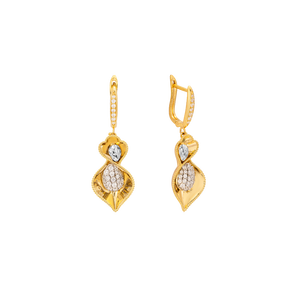 Bông tai Vàng 18K đính đá CZ PNJ XMXMC000332