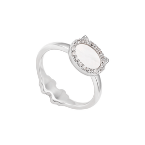 Nhẫn Bạc đính ngọc trai PNJSilver PMXMW000001