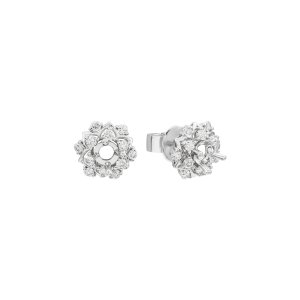 Vỏ bông tai Kim cương Vàng trắng 18K PNJ 00DDW060979