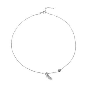 Dây cổ Vàng trắng 14K đính đá ECZ Disney|PNJ XMXMW000319