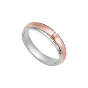 Nhẫn Nam Kim cương Vàng 14K Diamond DD00H000406