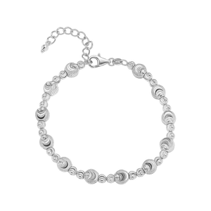 Lắc tay Vàng trắng Ý 18K PNJ 0000W060677