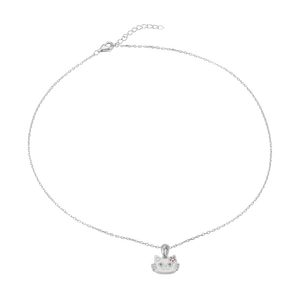 Dây cổ trẻ em Bạc đính đá PNJSilver XMXMW060111