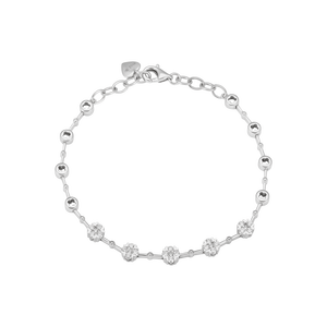 Lắc Kim cương Vàng trắng 14K PNJ DDDDW060088