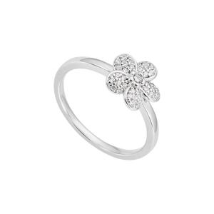 Nhẫn Vàng trắng 10K đính đá ECZ PNJ Euphoria XMXMW003499