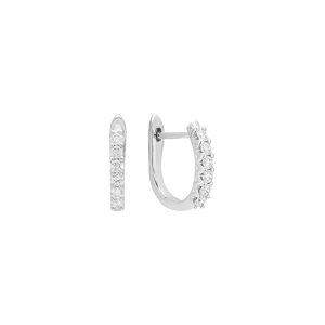 Bông tai Kim cương Vàng trắng 14K PNJ DD00W000375