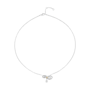 Dây cổ Bạc đính đá CZ PNJ XMXMC000008