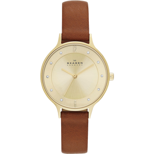 Đồng hồ thời trang nữ dây da chống nước Skagen SKW2147