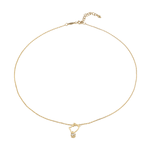 Dây cổ Vàng 14K đính đá CZ PNJ ❤️ HELLO KITTY XM00Y060110
